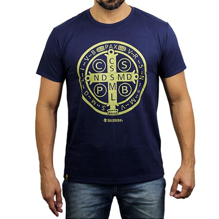 Camiseta Sacudido's - São Bento - Marinho