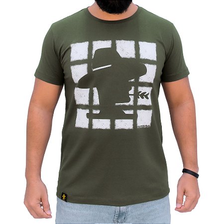 Camiseta Sacudido's - Quadrados - Verde Musgo