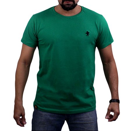 Camiseta Sacudido's - Básica -Verde Bandeira/Preto