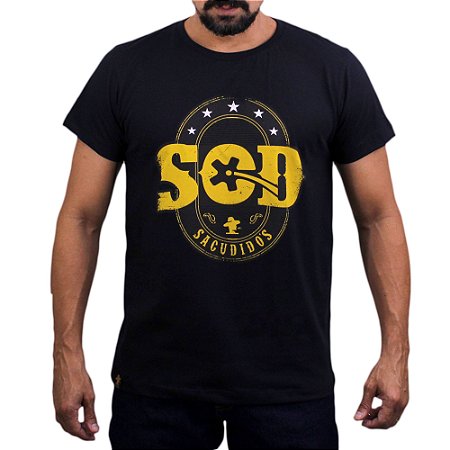 Camiseta Sacudido's - SCD - Preto