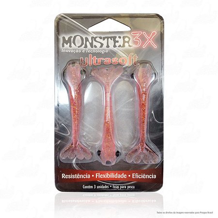 Isca Ultrasoft 7,5 cm 3 Unidades Monster 3x