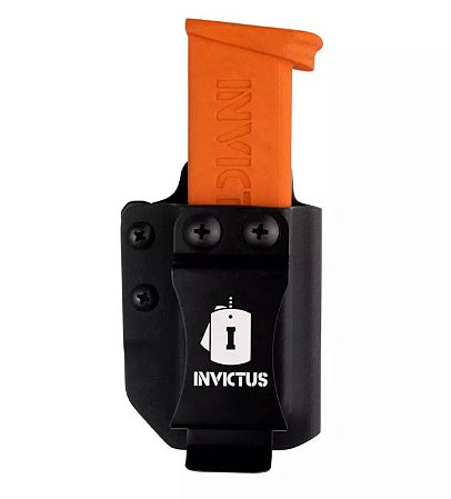 PORTA-CARREGADOR SINGLE INVICTUS KYDEX® UNIVERSAL - PRETO