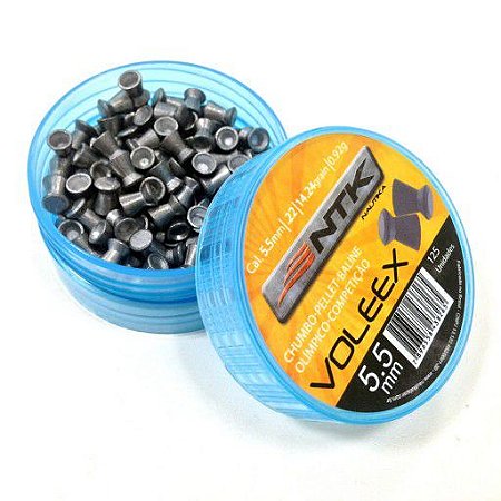 Chumbinho Voleex 5,5mm Com 125 Unidades - NTK