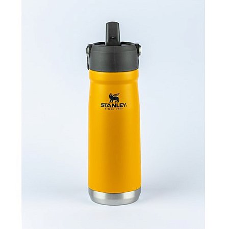 Termo Stanley Flip Straw Garrafa Térmica 651ml Água Hidratação de aço inox  duplo 651mL amarillo