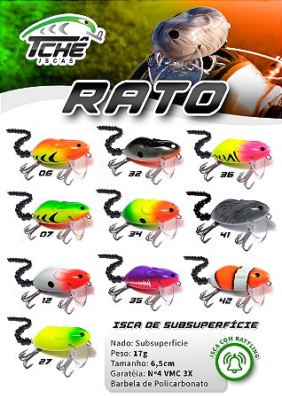 ISCA ARTIFICIAL RATO - SUBSUPERFÍCIE - TCHÊ ISCAS