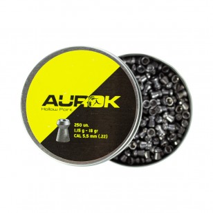 Chumbinho Aurok Hollow Point 5.5mm 250 Unidades