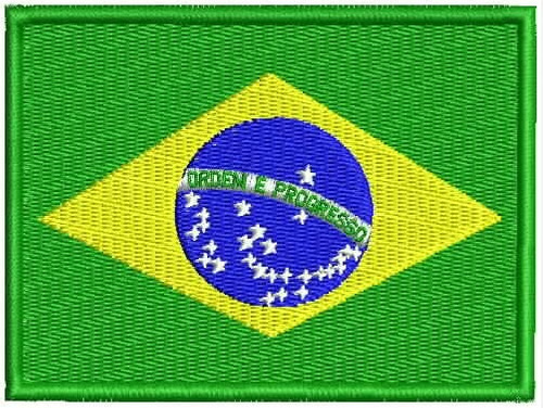 BANDEIRA DO BRASIL BORDADA