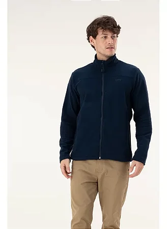 Jaqueta Fleece Sport ALPEN Masculina - AZUL MARINHO