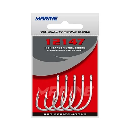 Anzol Marine Sports 12147 Nickel  7/0 - Pacotes com 30 unidades
