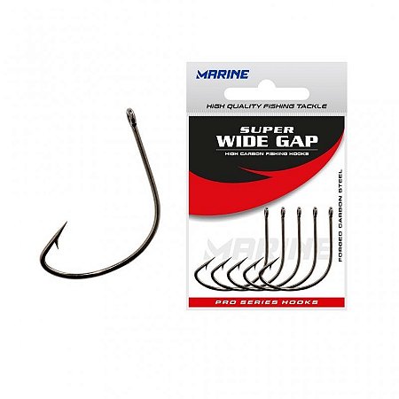 ANZOL SUPER WIDE GAP BLACKNICKEL 1/0 C/40