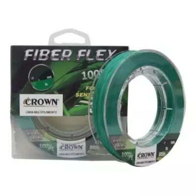 Linha Multifilamento Crown Fiber Flex 4X 100M - 0,28mm