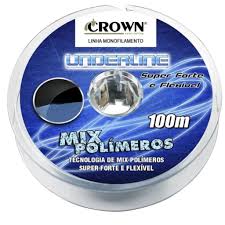 Liinha Monofilamento Underline 100m 0,33mm  21lb Crown