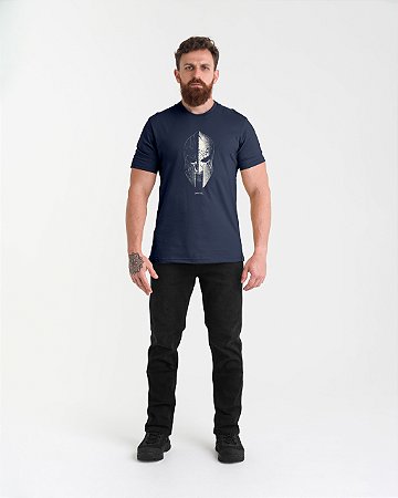 CAMISETA INVICTUS FORGED IN STEEL AZUL