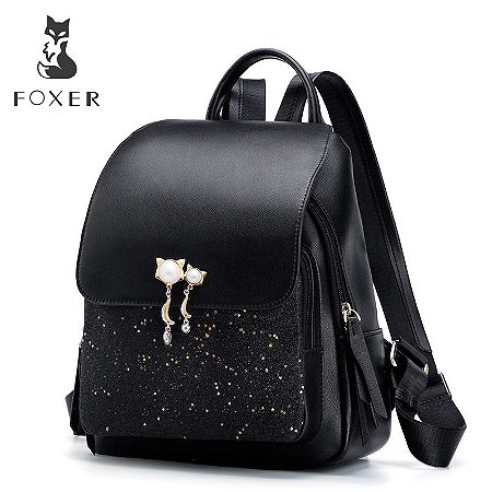 Mochila black fashion Foxer