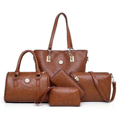 Conjunto de Bolsas Brown Jclock