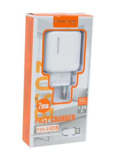 Carregador IOS 2 Portas USB 3.1A