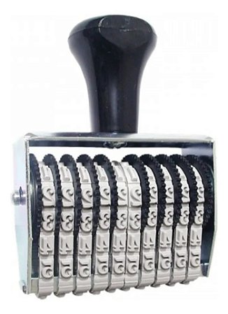 Carimbo Numerador 10 Digitos 5 mm Convecional