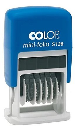 Carimbo Numerador 6 digitos S126 Colop