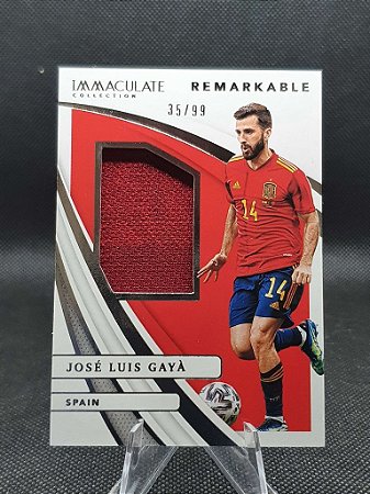 Panini Immaculate Remarkable JOSÉ LUIS GAYÀ 35/99