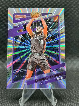 Panini Donruss NBA Silver Laser 2021-22 CARMELO ANTHONY 138/149