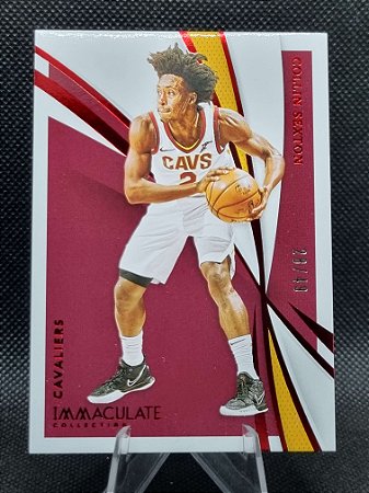 Panini Immaculate Base Red Parallel 2020-21 COLLIN SEXTON 28/49