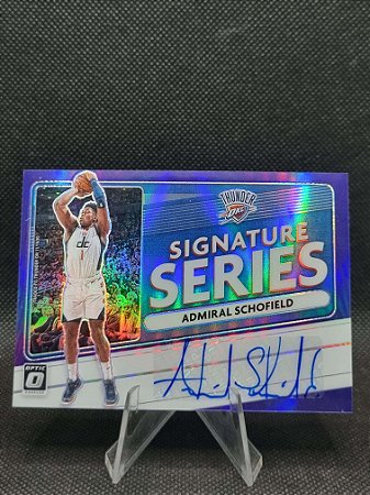 Panini Donruss Optic Signature Series 2020-21 ADMIRAL SCHOFIELD