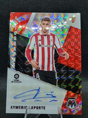 Panini Mosaic Autographs Prizm 2021-22 AYMERIC LAPORTE