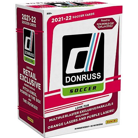 [Caixa Lacrada] Donruss Soccer 21-22 Blaster Box - 88 Cards