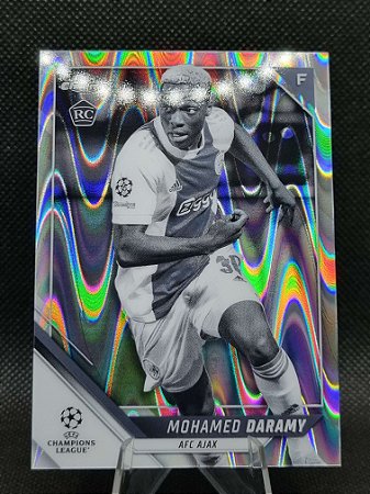 Topps Chrome UEFA Champions League Black & White Ray Wave 2021-22 MOHAMED DARAMY