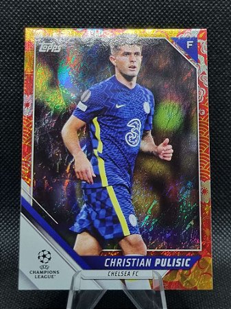 Topps UEFA UCL Chinese New Year Foil 2021-22 CHRISTIAN PULISIC 074/125