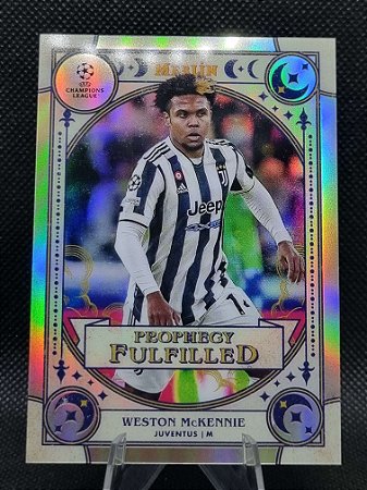 Topps Merlin Prophecy Fulfilled 2021-22 WESTON MCKENNIE