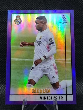 Topps Merlin Purple Refractor 2020-21 VINICIUS JR 109/299