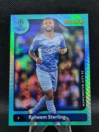 Topps Merlin Aqua Refractor 2021-22 RAHEEM STERLING