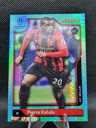 Topps Merlin Aqua Refractor 2021-22 PIERRE KALULU