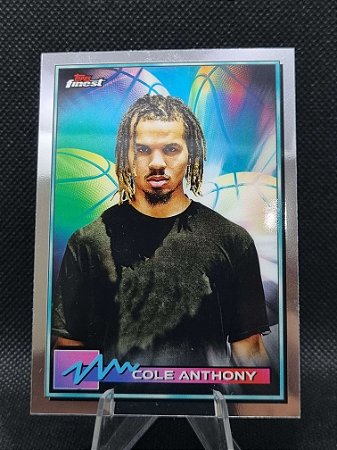 Topps Finest Basketball 2021-22 COLE ANTHONY