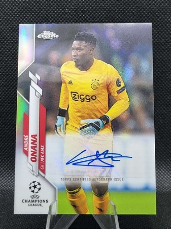 Topps Chrome UEFA Champions League Autographs 2019-20 ANDRE ONANA