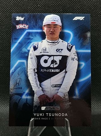Topps Lights Out F1 2021 YUKI TSUNODA