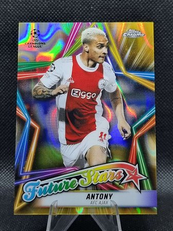 Topps Chrome UEFA Champions League Future Stars Gold Refractor 2021-22 ANTONY