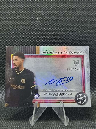 Topps Museum Archival Autographs 2020-21 MATHEUS FERNANDES #/250