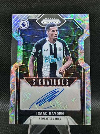 Panini Prizm Premier League Scope Prizm Signatures 2021-22 ISAAC HAYDEN