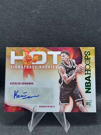 Panini Hoops Hot Signatures Rookies Green 2021-22 KESSLER EDWARDS