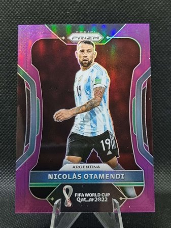 Panini Prizm World Cup Purple 2022 NICOLAS OTAMENDI 035/199
