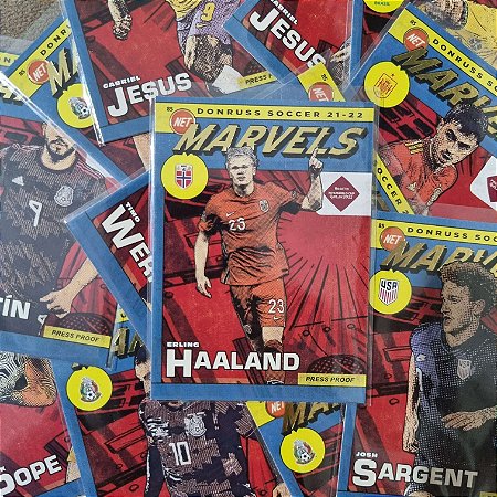 Panini Donruss RTQ 2021-22 NET MARVELS PRESS PROOF [COMPLETE SUA COLEÇÃO]