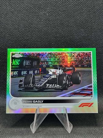 Topps Chrome F1 Formula 1 Green Refractor 2022 PIERRE GASLY #/99