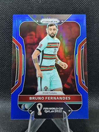 Panini Prizm World Cup Blue 2022 BRUNO FERNANDES 205/299
