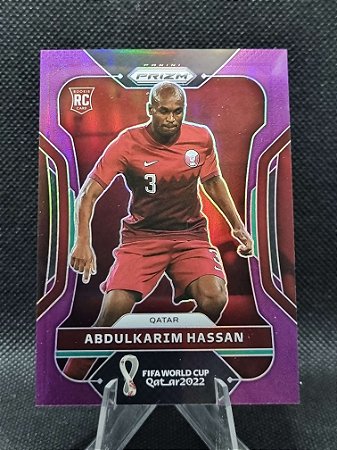 Panini Prizm World Cup Purple 2022 ABDULKARIM HASSAN 161/199