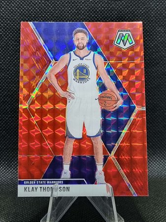Panini Mosaic Red Prizm 2019-20 KLAY THOMPSON