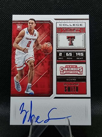 Panini Contenders College Ticket 2018 ZHAIRE SMITH