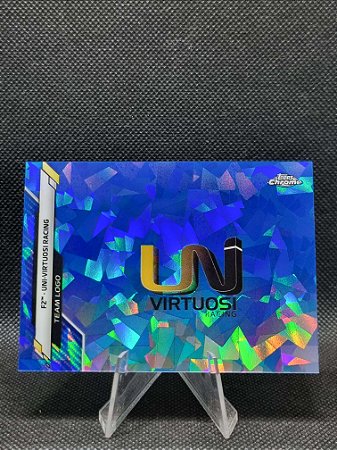 Topps Chrome F1 Sapphire Formula 1 Team Logos 2020 Uni-Virtuosi Racing
