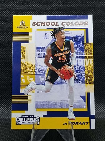 Panini Contenders School Colors 2019 JA MORANT
